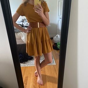 Mustard dress